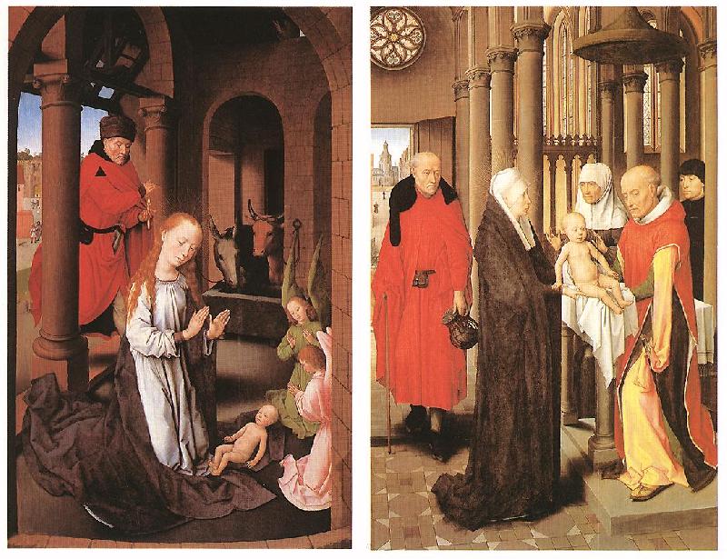 MEMLING, Hans Scenes from the Passion of Christ (left side) sg oil painting image